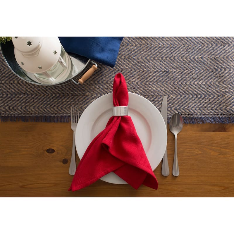 DII Chevron Burlap Table Runner
