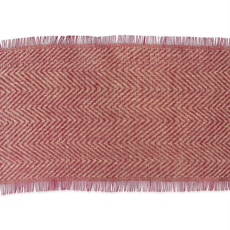 DII Chevron Burlap Table Runner