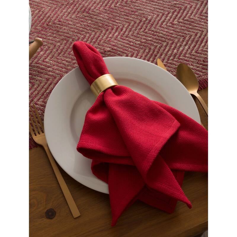 DII Chevron Burlap Table Runner