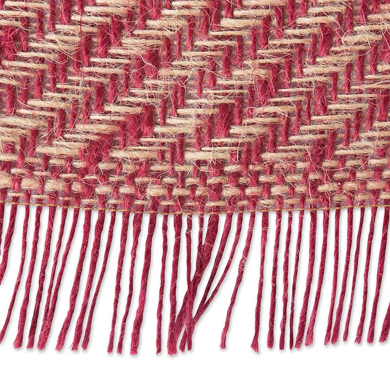 DII Chevron Burlap Table Runner