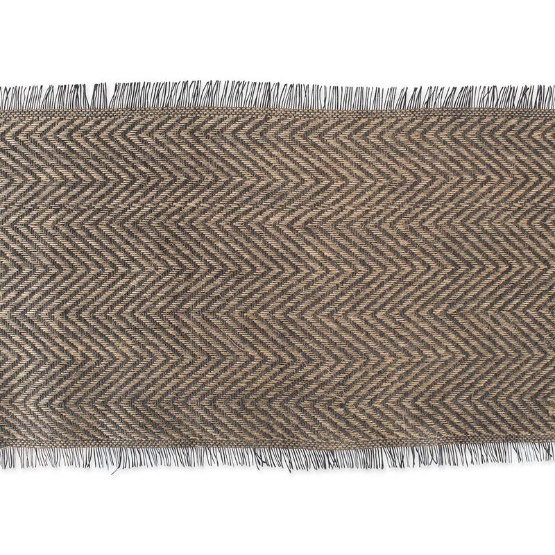 DII Chevron Burlap Table Runner