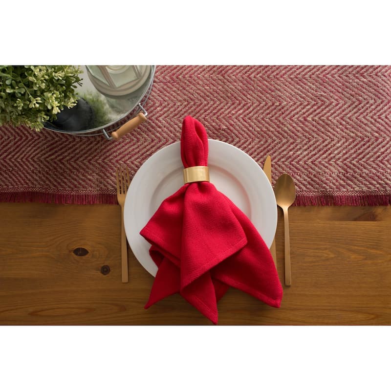DII Chevron Burlap Table Runner