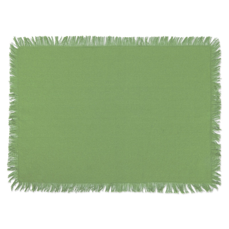 DII Heavyweight Fringed Placemat (Set of 6)