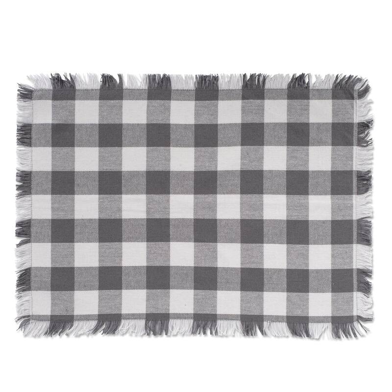DII Heavyweight Fringed Placemat (Set of 6)