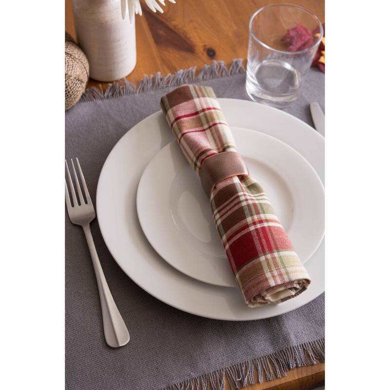 DII Heavyweight Fringed Placemat (Set of 6)