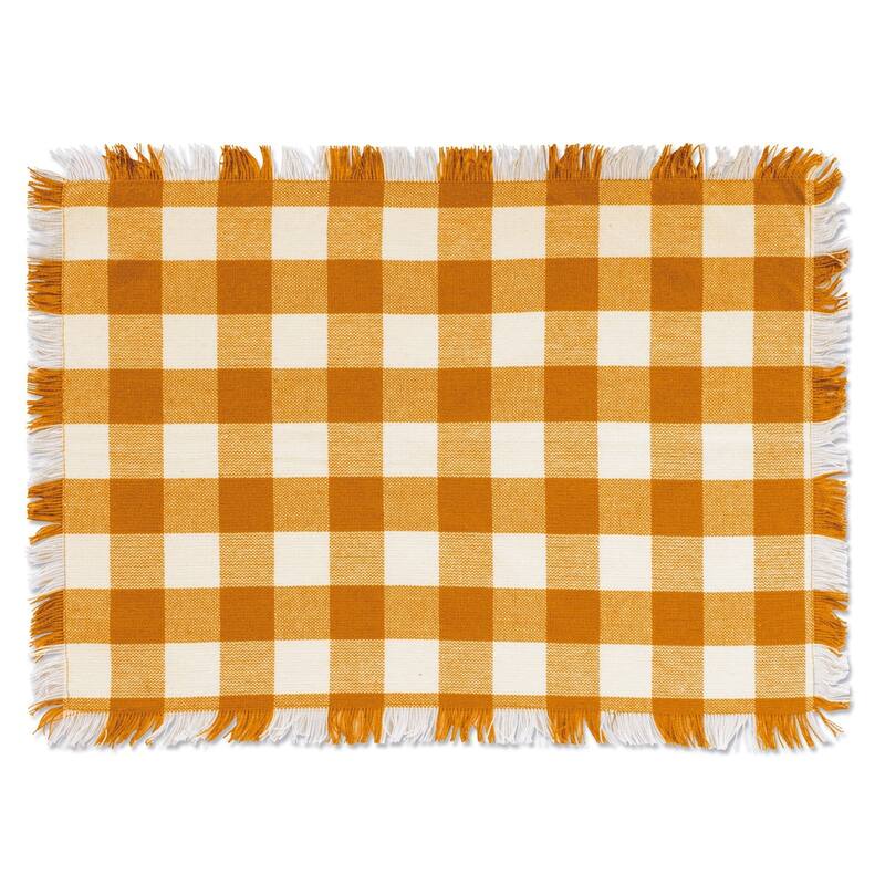 DII Heavyweight Fringed Placemat (Set of 6)