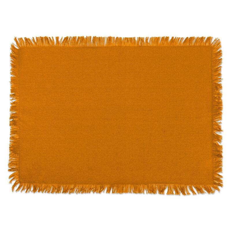 DII Heavyweight Fringed Placemat (Set of 6)