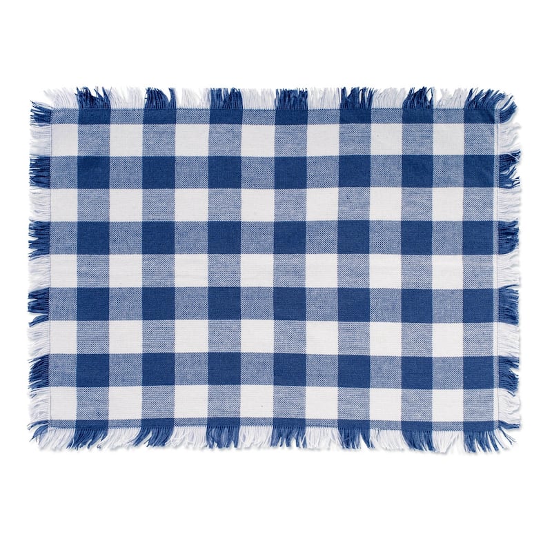 DII Heavyweight Fringed Placemat (Set of 6)