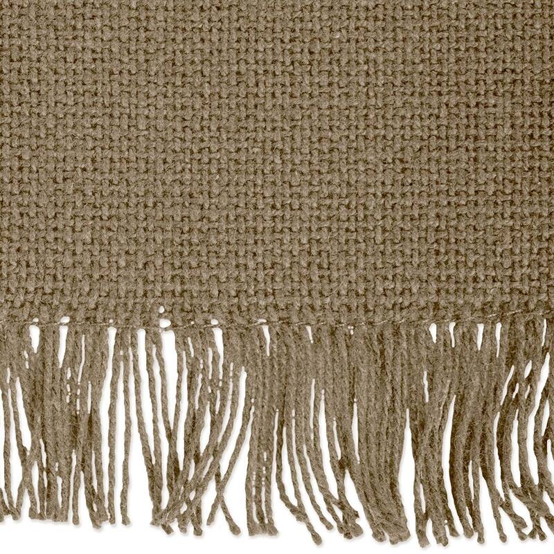 DII Heavyweight Fringed Placemat (Set of 6)