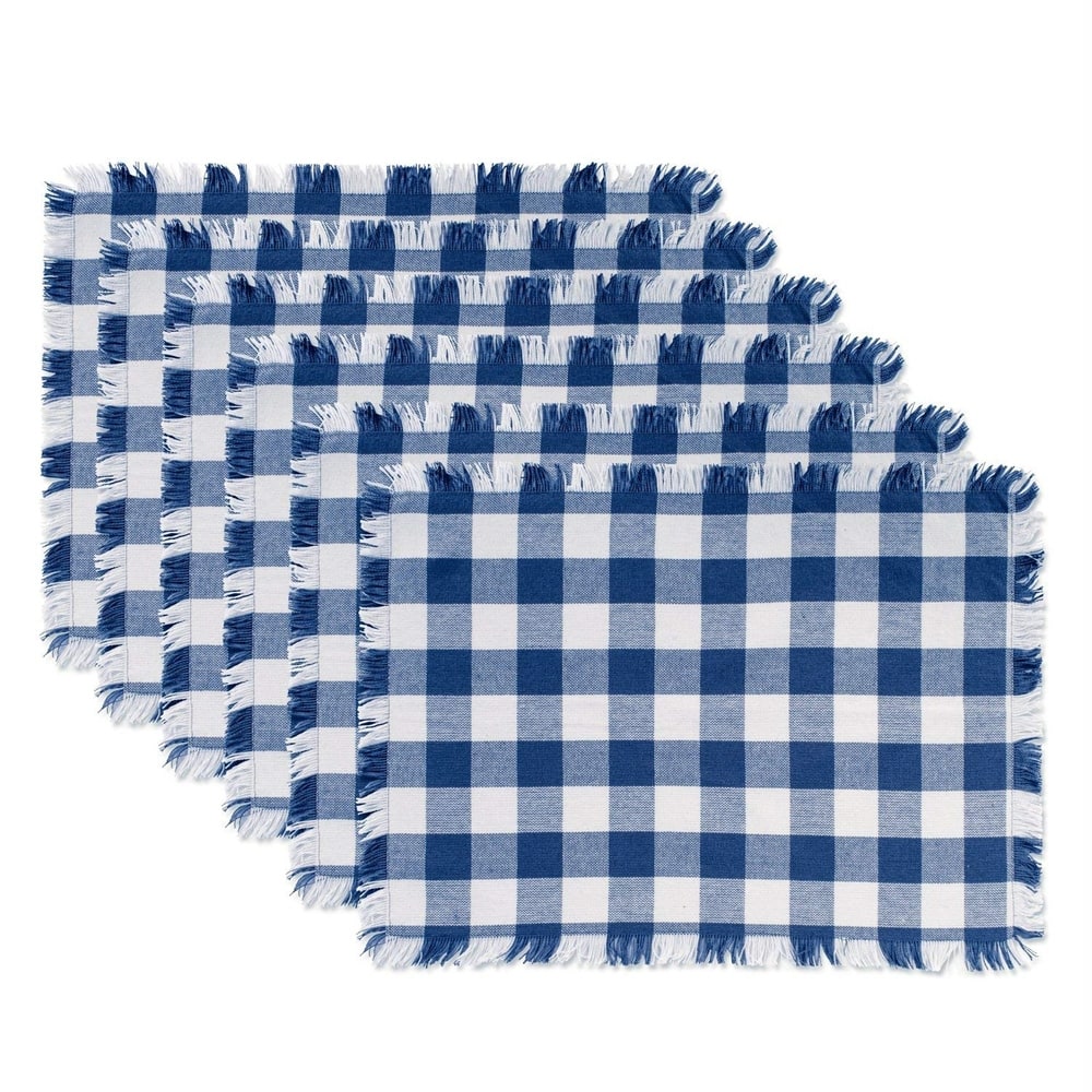 DII Heavyweight Fringed Placemat (Set of 6)