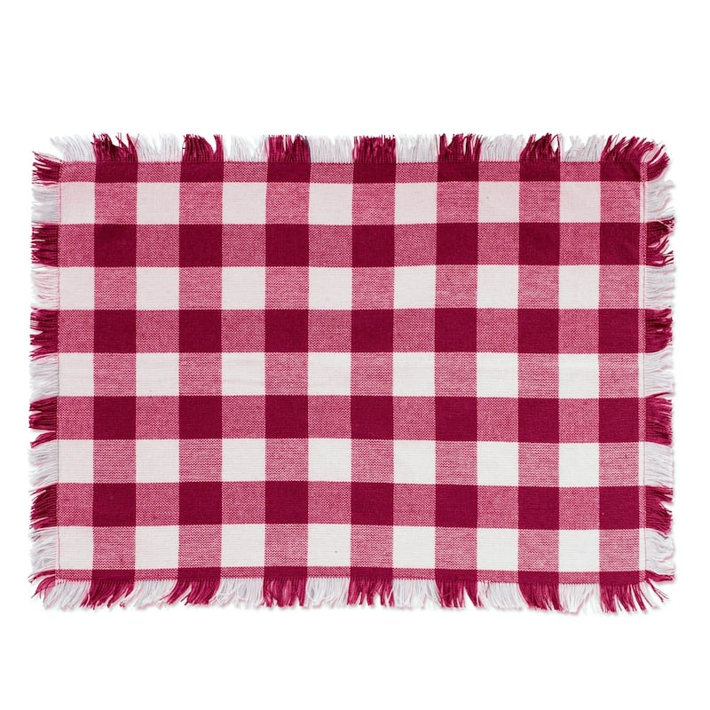 DII Heavyweight Fringed Placemat (Set of 6)