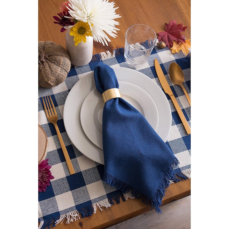 DII Heavyweight Fringed Placemat (Set of 6)