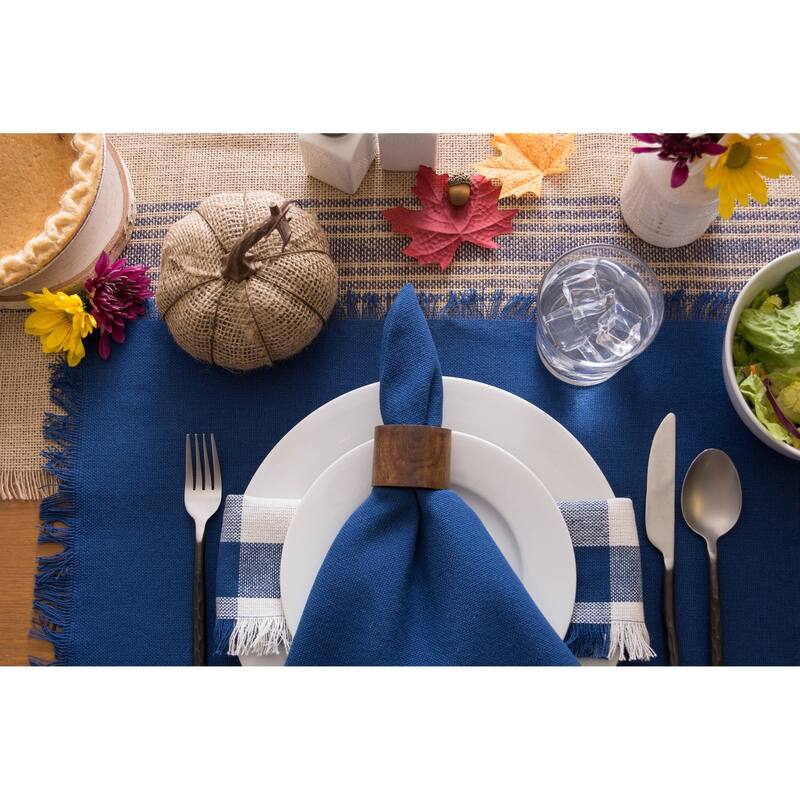 DII Heavyweight Fringed Placemat (Set of 6)
