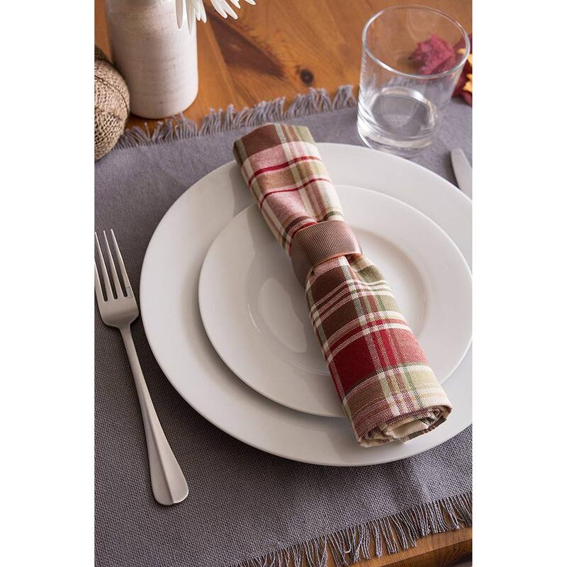 DII Heavyweight Fringed Placemat (Set of 6)