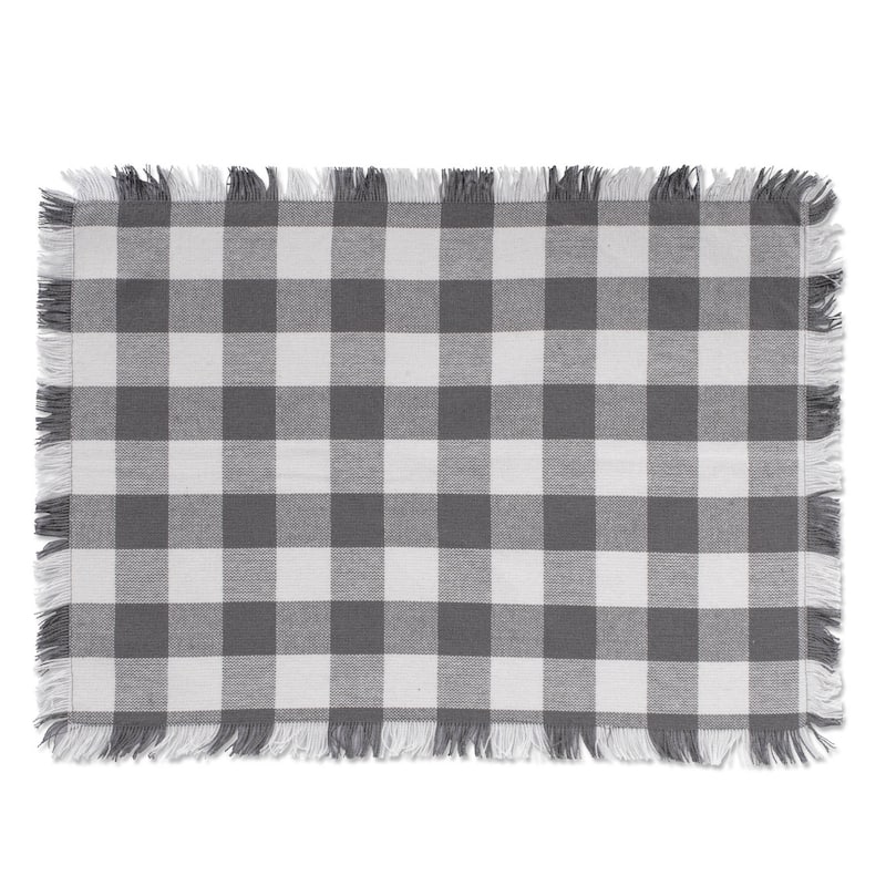 DII Heavyweight Fringed Placemat (Set of 6)