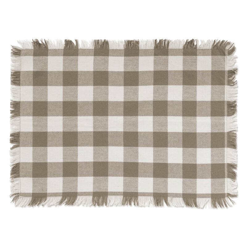 DII Heavyweight Fringed Placemat (Set of 6)