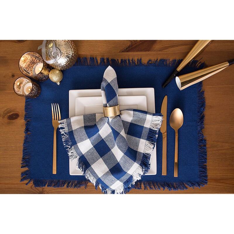 DII Heavyweight Fringed Placemat (Set of 6)