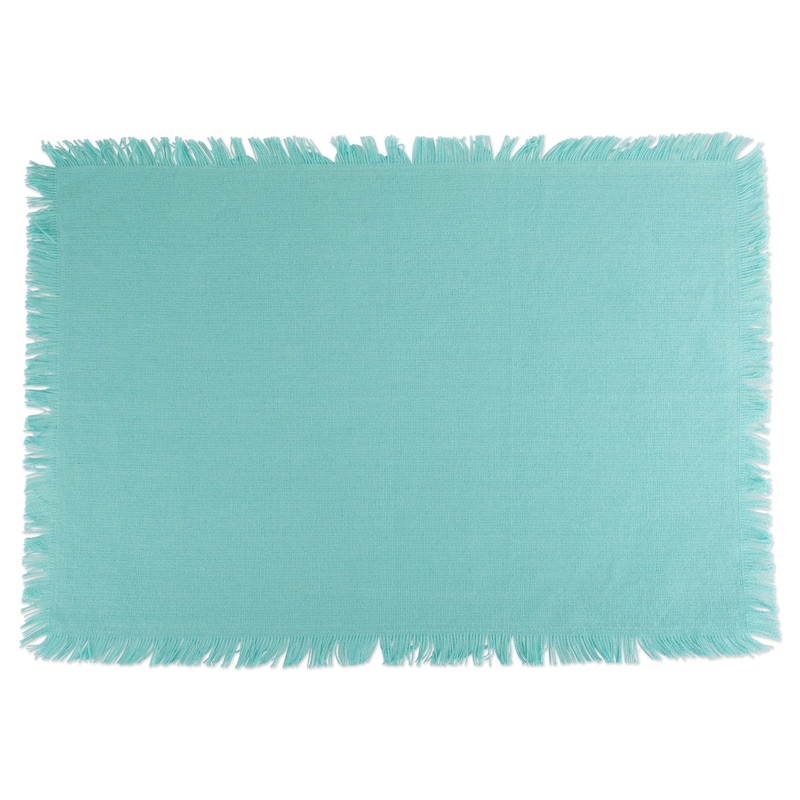 DII Heavyweight Fringed Placemat (Set of 6)