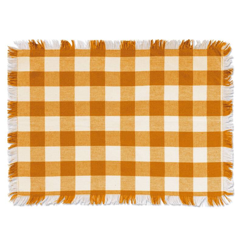 DII Heavyweight Fringed Placemat (Set of 6)