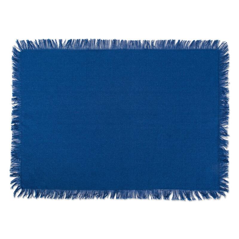 DII Heavyweight Fringed Placemat (Set of 6)