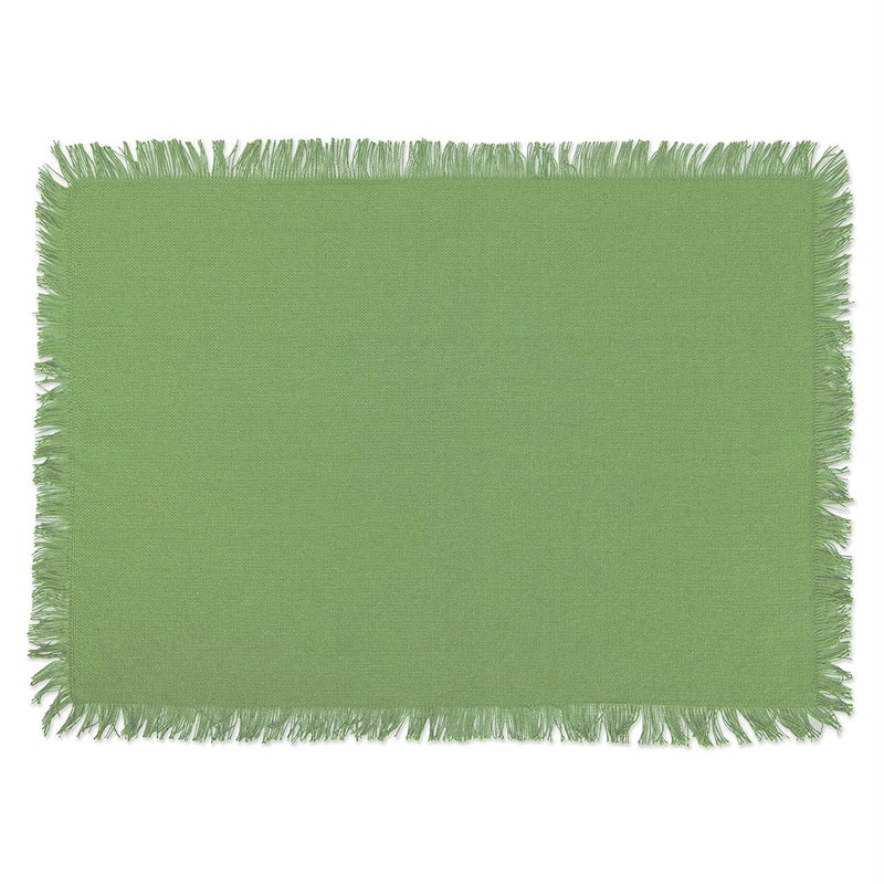 DII Heavyweight Fringed Placemat (Set of 6)