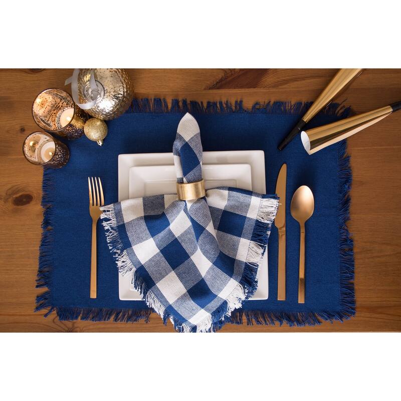 DII Heavyweight Fringed Placemat (Set of 6)