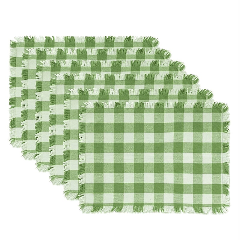 DII Heavyweight Fringed Placemat (Set of 6)
