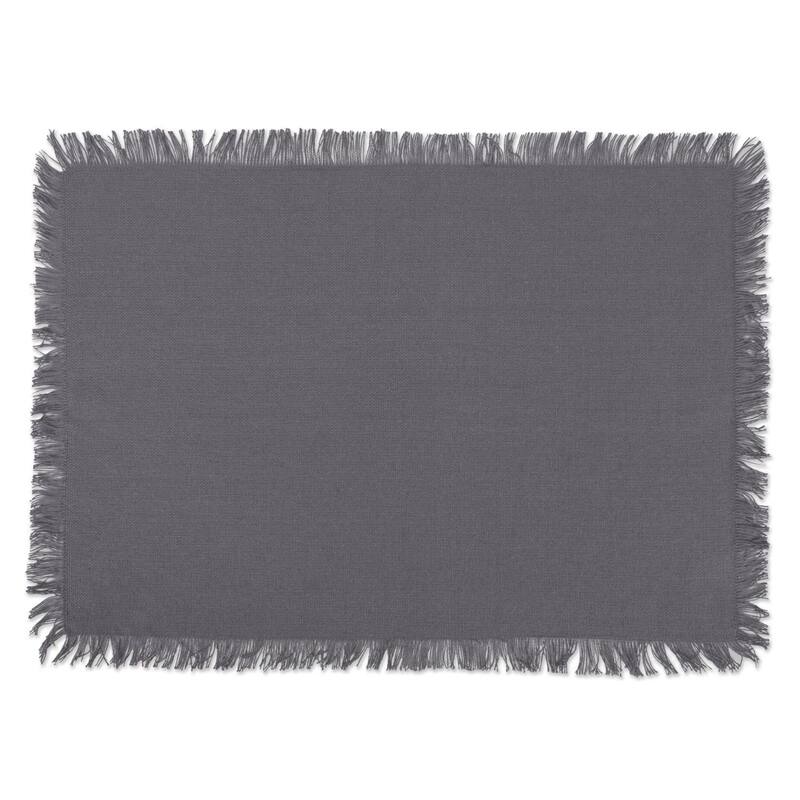 DII Heavyweight Fringed Placemat (Set of 6)