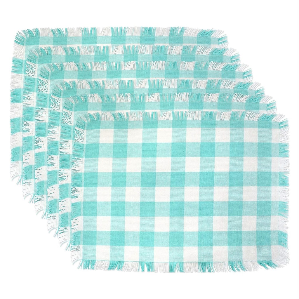 DII Heavyweight Fringed Placemat (Set of 6)