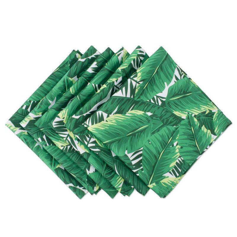 DII Outdoor Napkin (Set of 6) - Banana Leaf