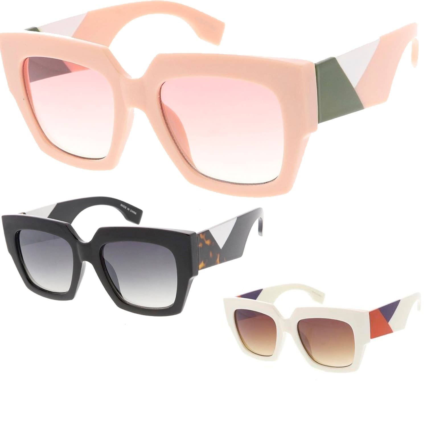 box frame sunglasses