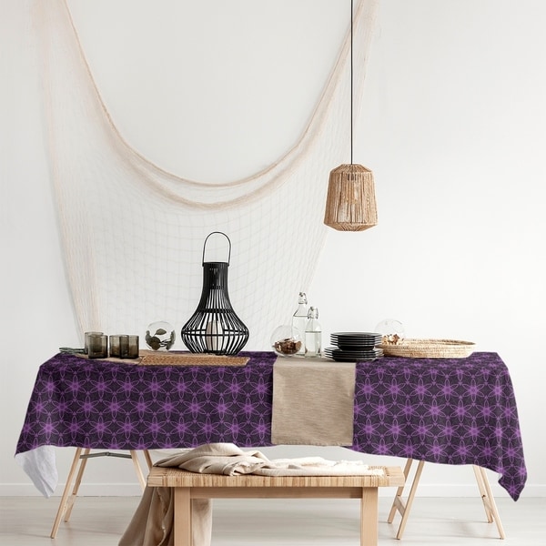 Classic Ornate Circles Rectangle Tablecloth - 58 x 102