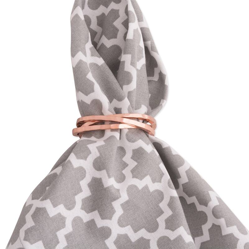 DII Metallic Intertwined Napkin Ring (Set of 6)