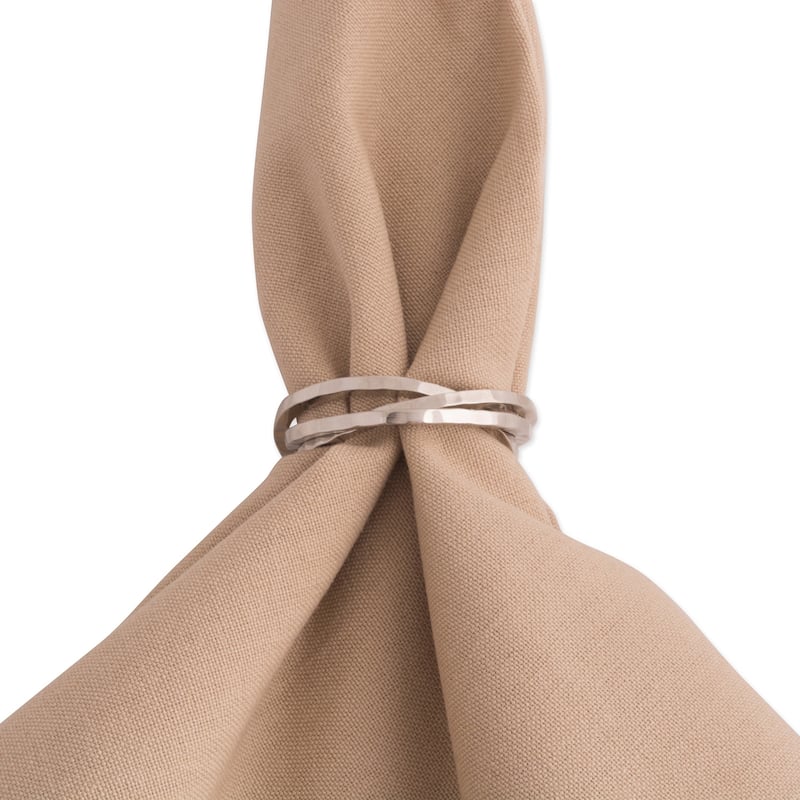 DII Metallic Intertwined Napkin Ring (Set of 6)