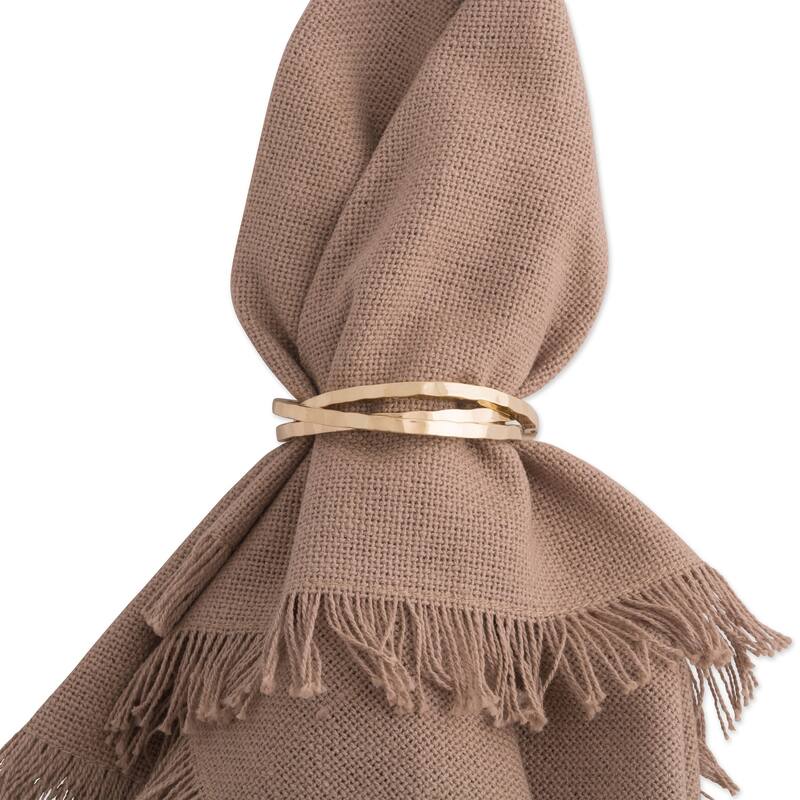 DII Metallic Intertwined Napkin Ring (Set of 6)