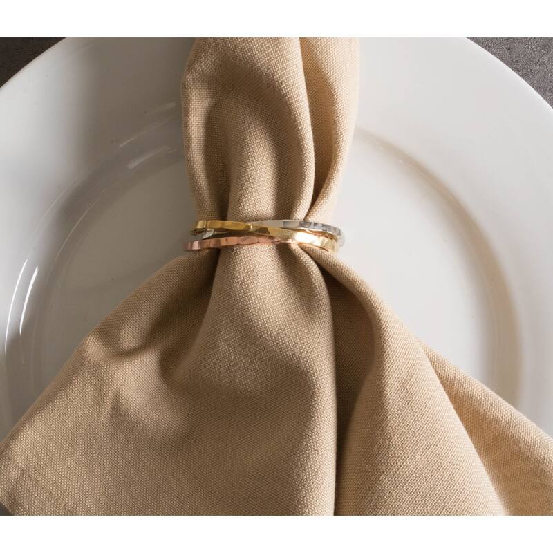 DII Metallic Intertwined Napkin Ring (Set of 6)