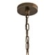preview thumbnail 4 of 2, 1-light Oxidized Brass Pendant