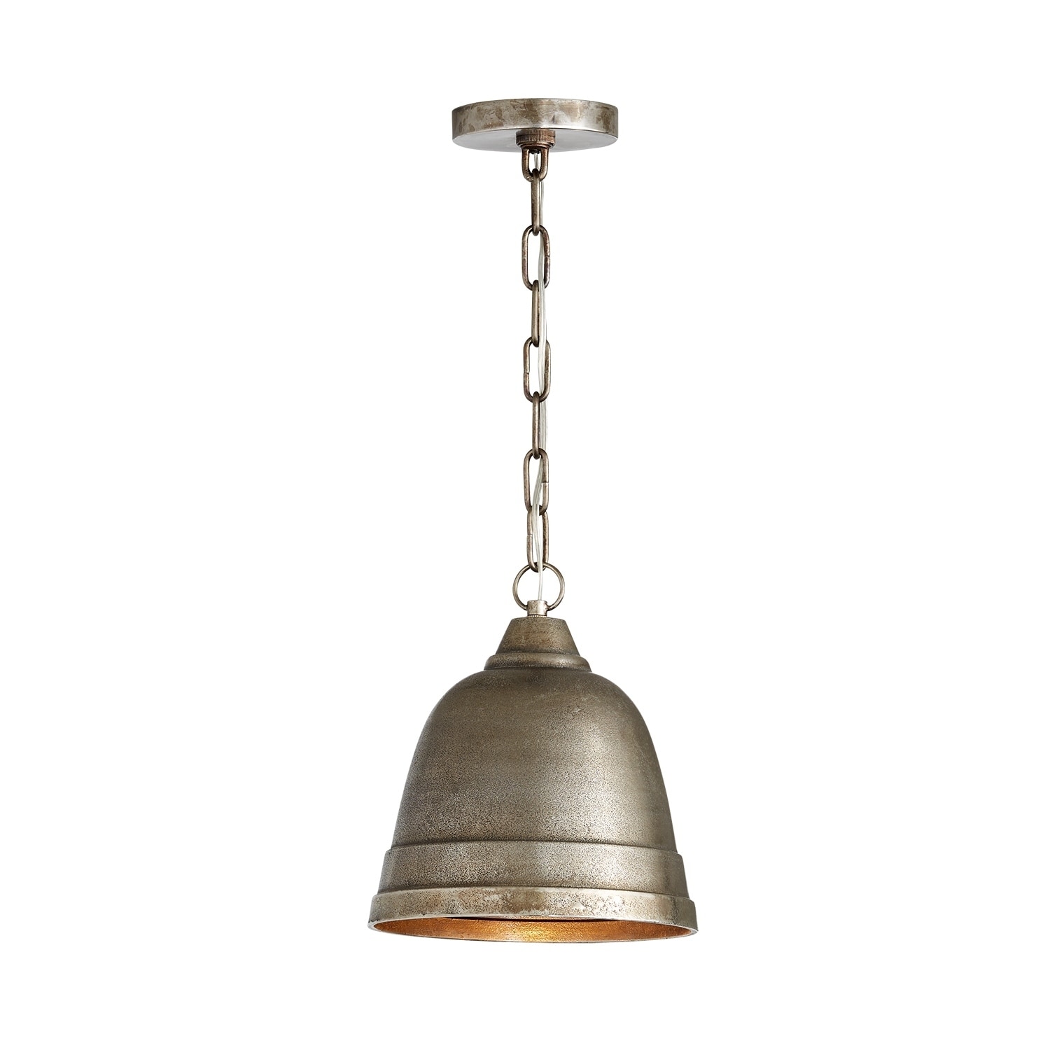 1-light Oxidized Nickel Pendant - Oxidized Nickel