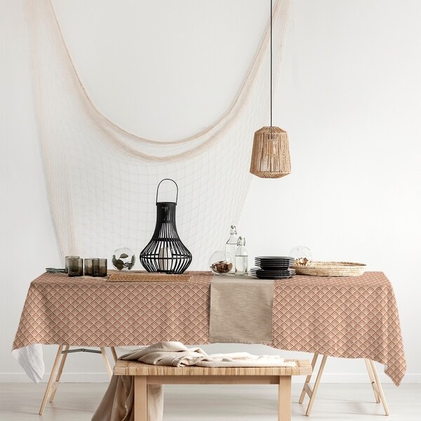 Classic Geometric Ombre Pattern Rectangle Tablecloth - 58 x 102. Opens flyout.