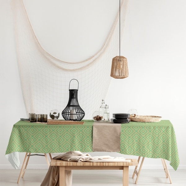 Square Lattice Rectangle Tablecloth - 58 x 102. Opens flyout.