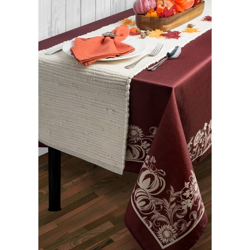 DII Solid Chindi Table Runner