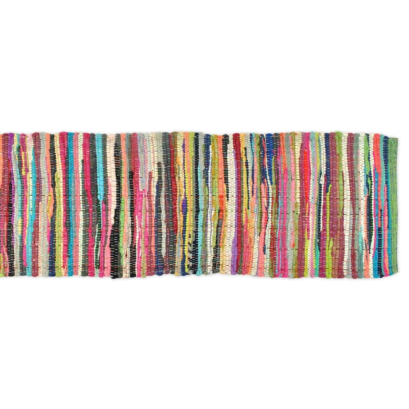 DII Solid Chindi Table Runner