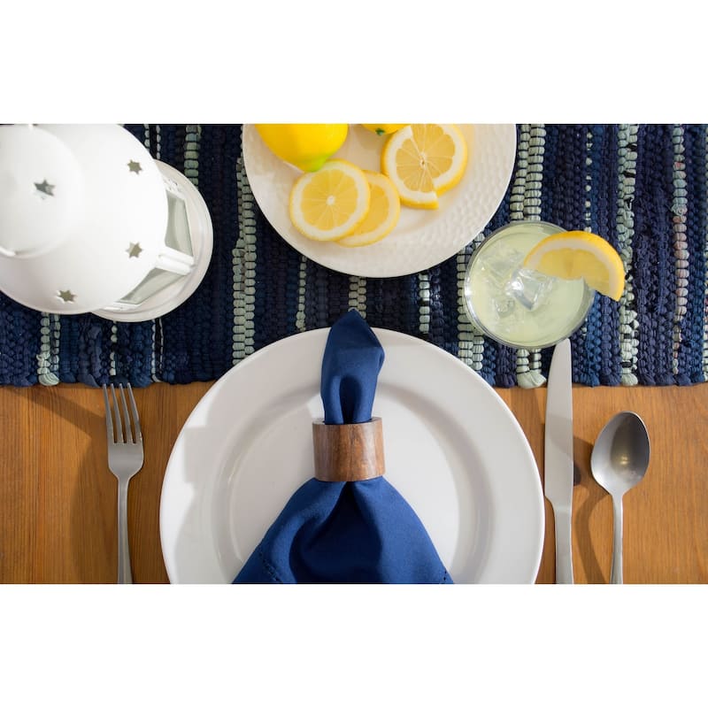DII Solid Chindi Table Runner
