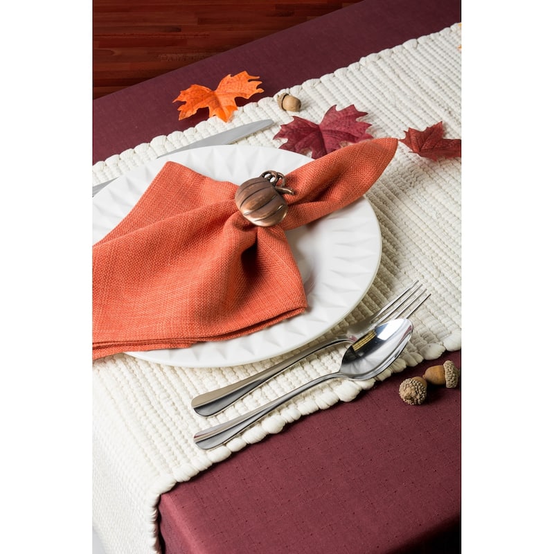 DII Solid Chindi Table Runner