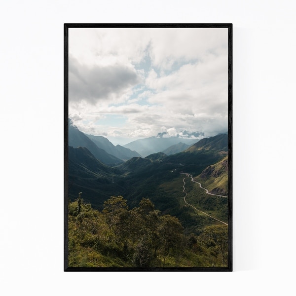 Noir Gallery Sapa Vietnam Mountains Landscape Framed Art Print