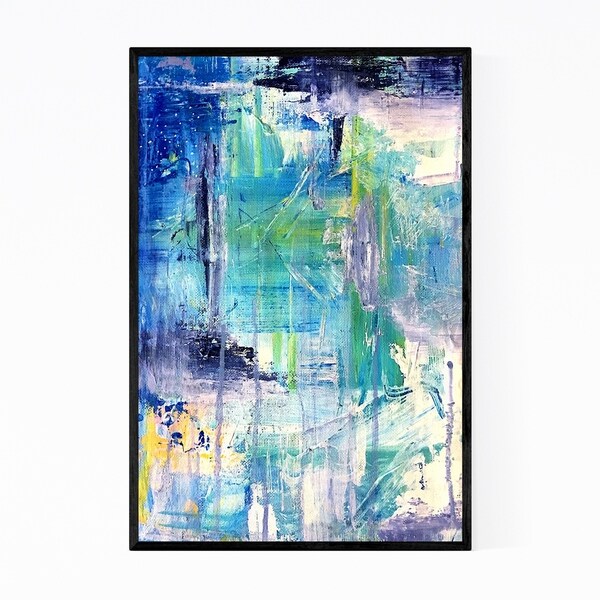 Noir Gallery Abstract Pastel Modern Painting Framed Art Print