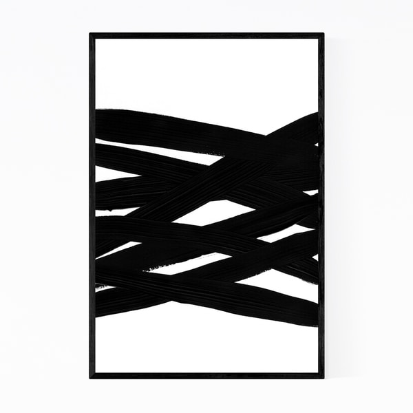 Noir Gallery Abstract Acrylic Painting Framed Art Print