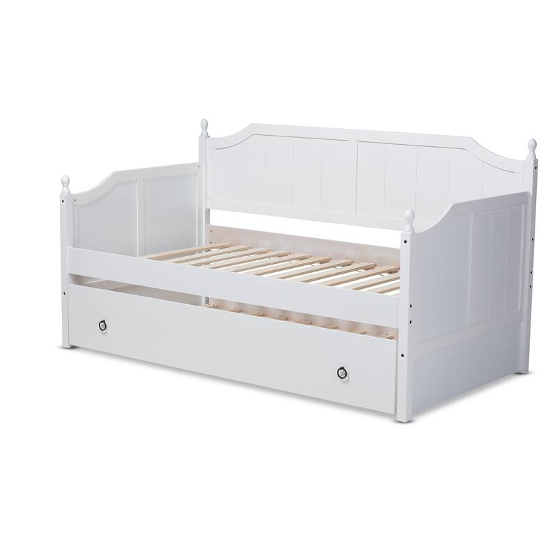 Cottage Farmhouse Daybed with Trundle