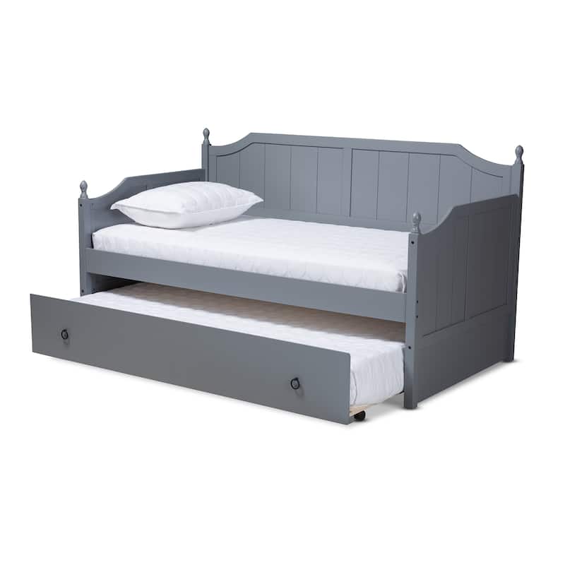 Cottage Farmhouse Daybed with Trundle