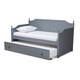 preview thumbnail 4 of 12, Cottage Farmhouse Daybed with Trundle